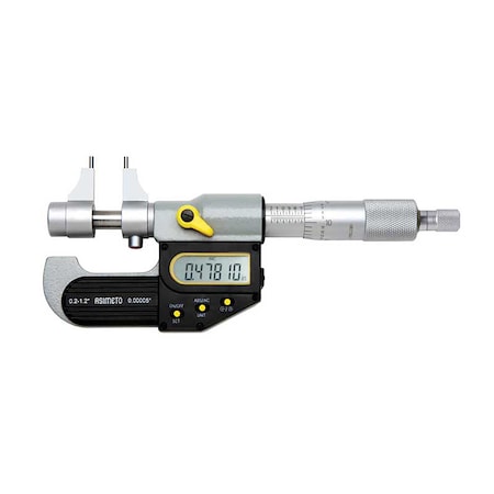 1-2 Measuring Range Asimeto Digital Inside Micrometer
